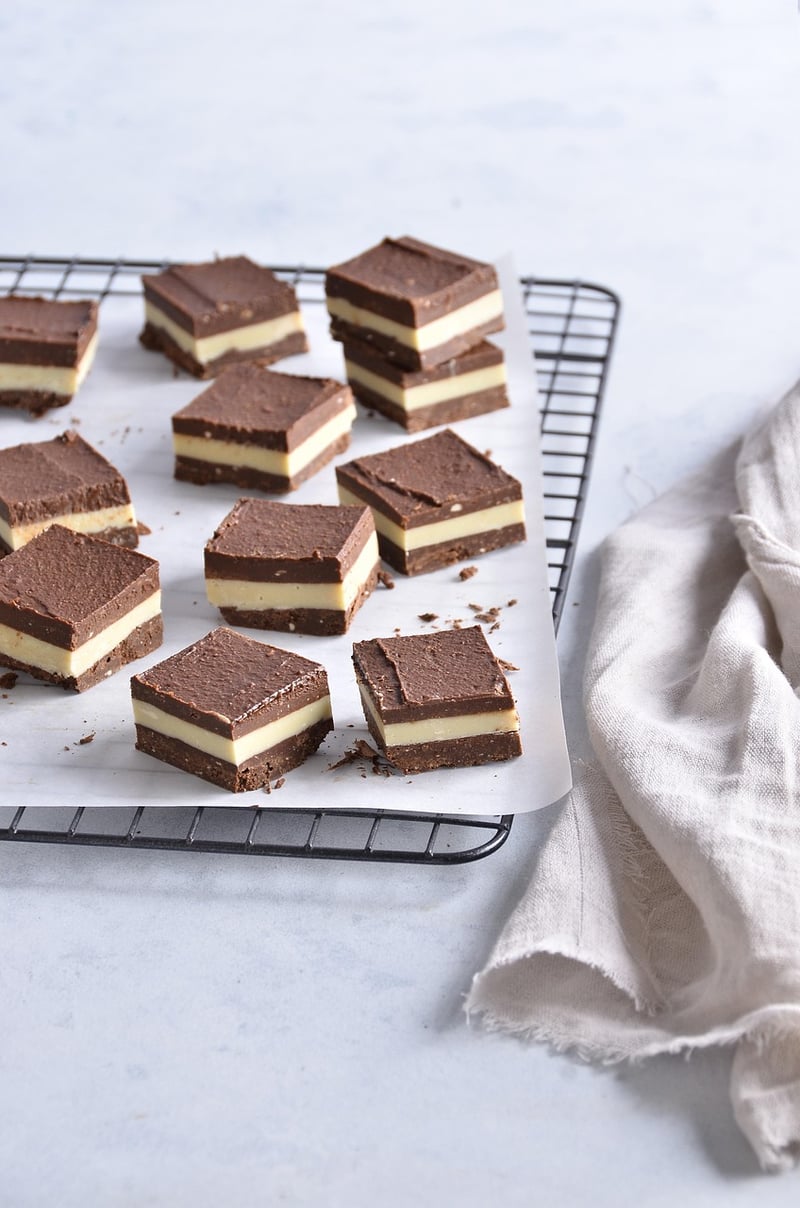 Chocolate Dessert with Mint Leaves